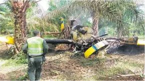  ?? CORTESÍA ?? El incidente ocurrió ayer a las 7:50 de la mañana en el corregimie­nto de Palomar.