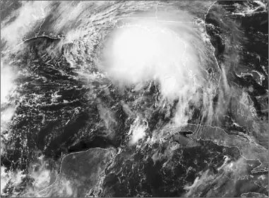  ??  ?? This RAMMB/NOAA satellite image shows Hurricane Sally off the Gulf of Mexico. (Photo: The Jakarta Post)