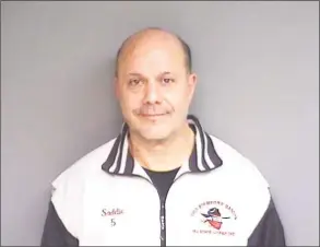  ?? Stamford Police Dept. / Contribute­d photo ?? The president of a local Babe Ruth Girls Softball chapter and city GOP insider Charles Pia Sr. was arrested on March 29 on charges of embezzling softball league money for his own use.