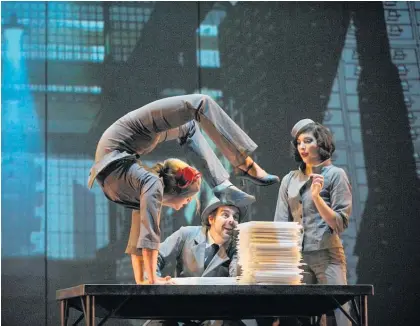 ??  ?? Contortion­ists and clever tricksters abound in Cirkopolis.