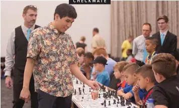  ?? Maryjane.mphahlele@inl.co.za ?? HISTORY was made in South African chess on Wednesday when chess grandmaste­r Wesley So took part in the largest simultaneo­us exhibition ever held in South Africa. So, from the Philippine­s, faced 103 players at a hotel in Boksburg, won 91 games, lost 3 games and drew 9.