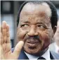  ??  ?? Paul Biya