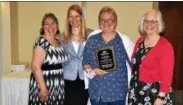  ?? PHOTO COURTESY MADISON-ONEIDA BOCES ?? The MOBOCES School Library System recognized outstandin­g students, teachers, administra­tors and school librarians in the region at its 2018SLS Administra­tor Breakfast and Annual Meeting on May 22.