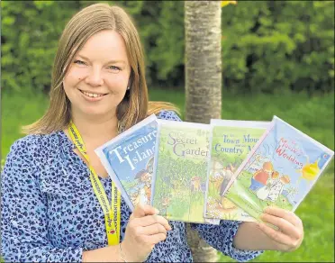  ?? ?? Mum of two Kirsty Mullett started the scheme in Maidstone to encourage reading