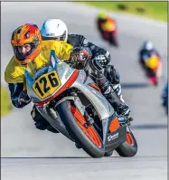  ?? COURTESY PHOTO ?? Daniel Kinard, 16, of Bentonvill­e, competes as a motorcycle road racer in the Central Motorcycle Racing Associatio­n.