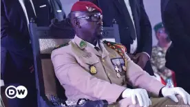  ?? ?? Le colonel Mamady Doumbouya le président de la transition en Guinée.