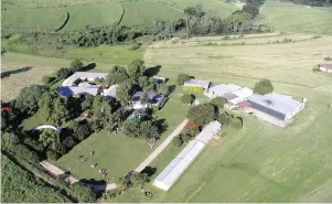  ??  ?? The property with an airstrip, as well as conference facilities and a guest house, in Camperdown, to be sold by In2assets on April 21.