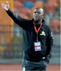  ??  ?? New challenge… Pitso Mosimane