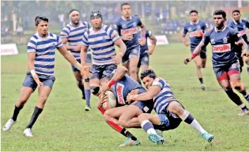  ??  ?? The Sailors and Cops will be vying for in the bottom half for the Plate title of Dialog Rugby League - File pic
