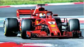  ?? Picture: AFP ?? SPEED BOOST. Last weekend Ferrari showed that their cars are clearly the fastest now.