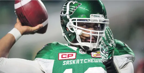  ?? TROY FLEECE ?? Quarterbac­k Brandon Bridge will be among the players to watch at the Saskatchew­an Roughrider­s’ training camp.