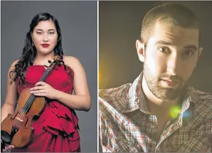  ?? SUBMITTED PHOTOS ?? Christina Bouey and Pierre-André Doucet will perform a concert today at 7:30 p.m., at UPEI’s Dr. Steel Recital Hall.