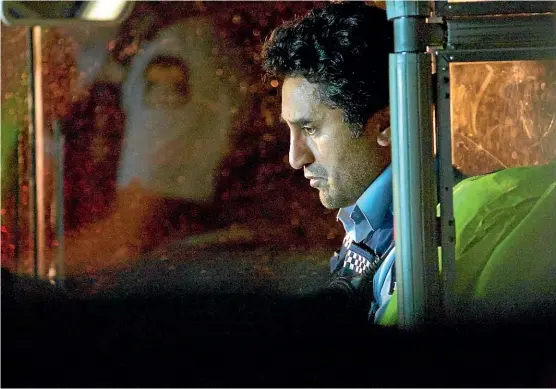  ?? ?? Cliff Curtis plays Tūhoe Police Sergeant ‘‘Taffy’’ Tawharau in Muru.