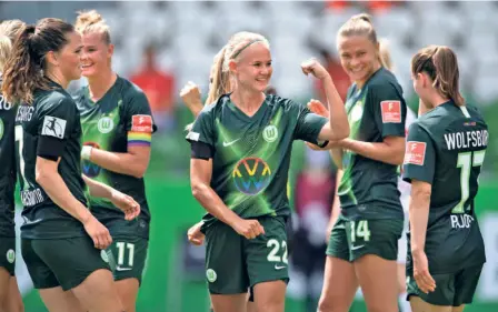  ?? AP ?? Early bird:
Germany relaunched the women’s league — Frauenbund­esliga — within two weeks of restarting the men’s league.