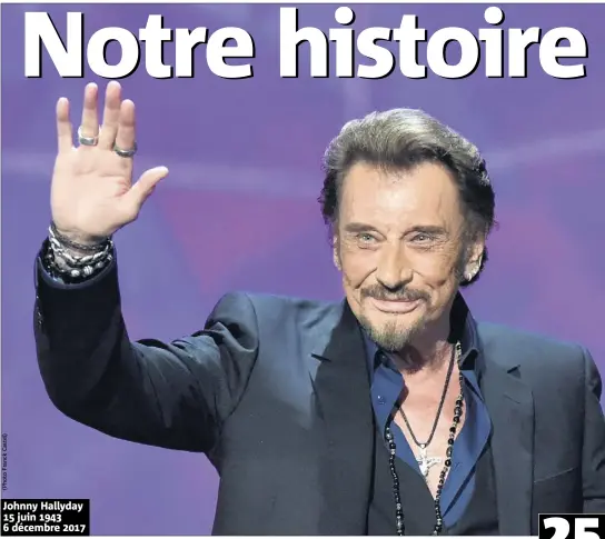  ??  ?? Johnny Hallyday  juin   décembre 