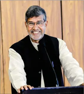  ??  ?? Kailash Satyarthi.