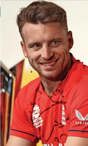  ?? ?? England captain Jos Buttler walked away the happier after yesterday’s match