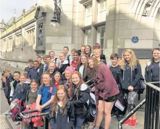  ??  ?? On form East Kilbride Swimming Club members who competed at the Developmen­t Meet