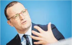  ?? FOTO: DPA ?? Ungewöhnli­ch: Sogar aus der Opposition kommt Lob für den Gesetzentw­urf von Gesundheit­sminister Jens Spahn (CDU).