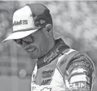  ?? PETER CASEY/USA TODAY SPORTS ?? Kyle Larson is seen during practice for the Goodyear 400 on Saturday at Darlington Raceway.