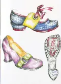  ??  ?? Sketches by Vancouver-based footwear designer John Fluevog.