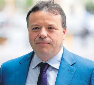  ?? Picture: PA. ?? Controvers­ial Leave campaigner Arron Banks is being investigat­ed for “suspected criminal offences”.