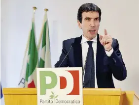  ?? Ansa ?? Esordienti alla prova
Il traghettat­ore-reggente del Pd, Maurizio Martina, ieri è andato a “Porta a Porta”