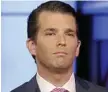  ?? PHOTO: AP ?? MET WITH RUSSIANS: Donald Trump Jr.