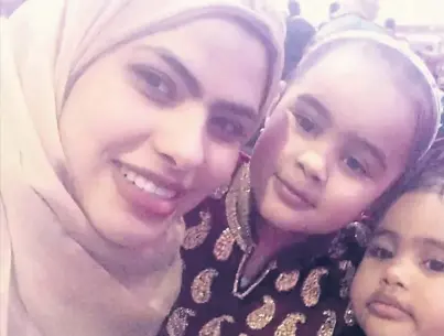  ??  ?? LOSS: From left, Rania Ibrahim, 31, Fethia, four, and Hania, three, who died in the Grenfell Tower fire