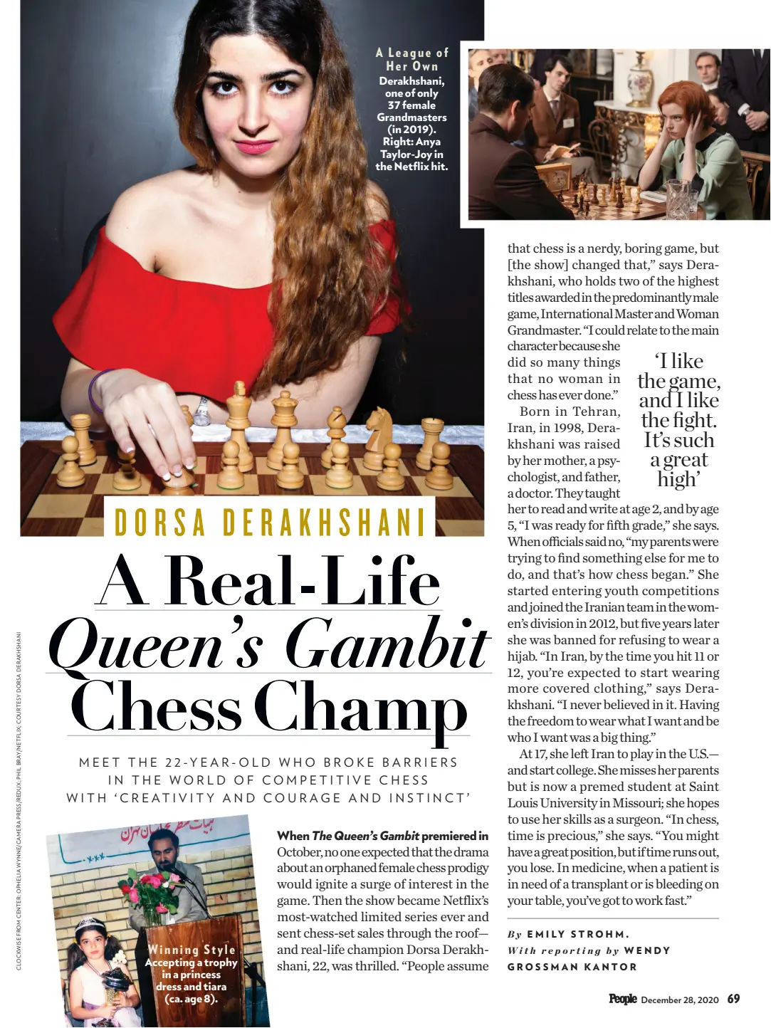 Female Chess Grandmaster Dorsa Derakhshani on Success, Queen's Gambit