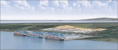  ?? SUBMITTED PHOTO ?? The proponents behind a proposed container terminal in Melford, Guysboroug­h County, have issued a request for qualificat­ions for engineerin­g firms, which an official calls a significan­t milestone for the project.