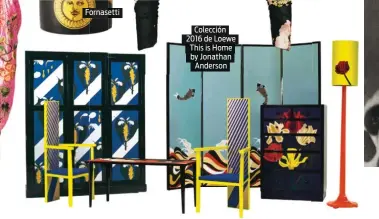  ??  ?? Colección 2016 de Loewe This is Home by Jonathan Anderson