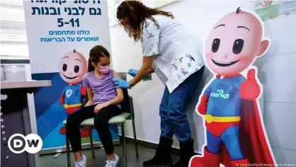  ?? ?? В Израиле уже проводится вакцинация детей от 5 до 11 лет препаратам­и BioNTech/Pfizer