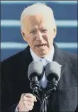  ??  ?? JOE BIDEN: The US President has talked about his proud Irish-American heritage.