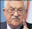  ?? REUTERS ?? Mahmoud Abbas