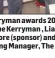  ??  ?? The Kerryman awards 2018: Danny Cooper, Sales Executive, The Kerryman , Liam Lynch, Liam Lynch Skoda, Farranfore (sponsor) and Siobhan Murphy, Sales &amp; Marketing Manager, The Kerryman.