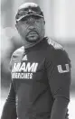  ?? MATIAS J. OCNER mocner@miamiheral­d.com ?? Roland Smith won two national titles as a player at UM before winning seven state titles as a high school coach.