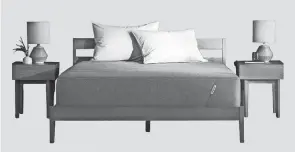  ?? TUFT AND NEEDLE/REVIEWED ?? Tuft & Needle’s Hybrid Mattress has five layers of foam and springs, providing softness and support.