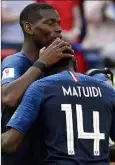  ?? (Photo EPA/MaxPPP) ?? « Paul nous a fait gagner le match contre l’Australie », a défendu Matuidi.