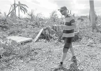  ?? ALAN DIAZ, THE ASSOCIATED PRESS ?? Patrick Garvey at his farm: “I don’t have anything now.”