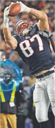  ?? Joe Amon, Denver Post file ?? Patriots tight end Rob Gronkowski has tormented many a defense, and Denver has been one of his prominent victims.