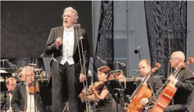  ?? // EFE ?? Plácido Domingo, en un concierto en Gyor (Hungría) en agosto pasado