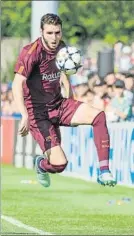  ?? FOTO: GETTY ?? Abel Ruiz, 18 años. El delantero es pieza importante en el Barça B y clave en la Youth League. Está a punto de renovar