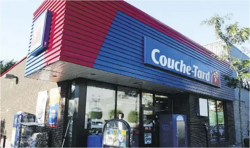  ?? JOHN MAHONEY / POSTMEDIA NEWS ?? Last week, Couche-Tard made a US$4.4-billion deal to buy San Antonio, Tex.-based CST Brands.