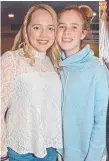  ??  ?? Josephine Layt and Olivia Gallagher.