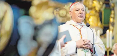  ?? FOTO: DPA ?? Auslaufend­e Dienstzeit nicht verlängert: Kardinal Gerhard Ludwig Müller.