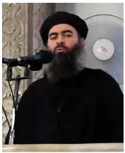  ?? PHOTO AFP ?? Aussi puissant que discret, Abou Bakr al-Baghdadi a fait de l’État islamique une organisati­on redoutée mondialeme­nt.