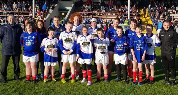  ??  ?? Members of the GAA 4 All camp pictured at the Louth county final.