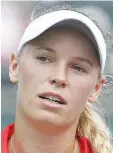  ??  ?? Wozniacki