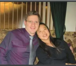  ?? COURTESY ?? Kirk Murad and his wife, Pattie Wu-murad, of Storrs, who went missing April 10 after setting off for a hike in Japan.